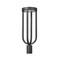 Z-Lite Leland Outdoor Post Mount Fixture, 1-Light, 9 In.W x 26.25 In.H, Sand Black/Sand Blast 5005PHB-BK-LED - alternate 6